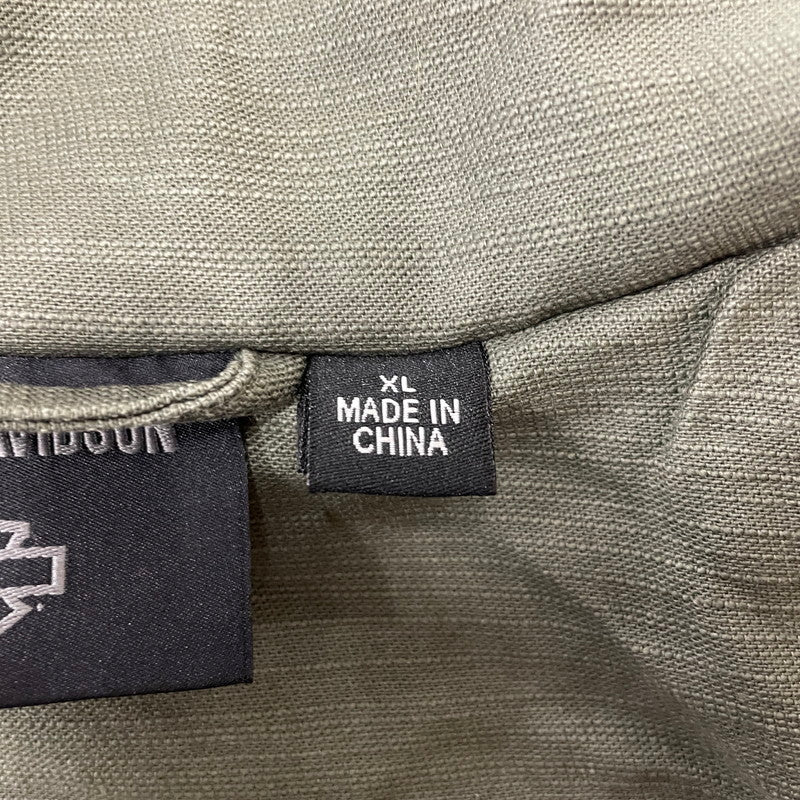 【中古品】【レディース】 HARLEY DAVIDSON ハーレーダビッドソン WOMEN'S FATIGUES TEXTURED JACKET 97422-22VW ウーマンズ ファティーグ テクスチャード ジャケット アウター ミリタリー 168-260301-ko-15-tei サイズ：XL カラー：カーキ 万代Net店
