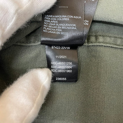 【中古品】【レディース】 HARLEY DAVIDSON ハーレーダビッドソン WOMEN'S FATIGUES TEXTURED JACKET 97422-22VW ウーマンズ ファティーグ テクスチャード ジャケット アウター ミリタリー 168-260301-ko-15-tei サイズ：XL カラー：カーキ 万代Net店