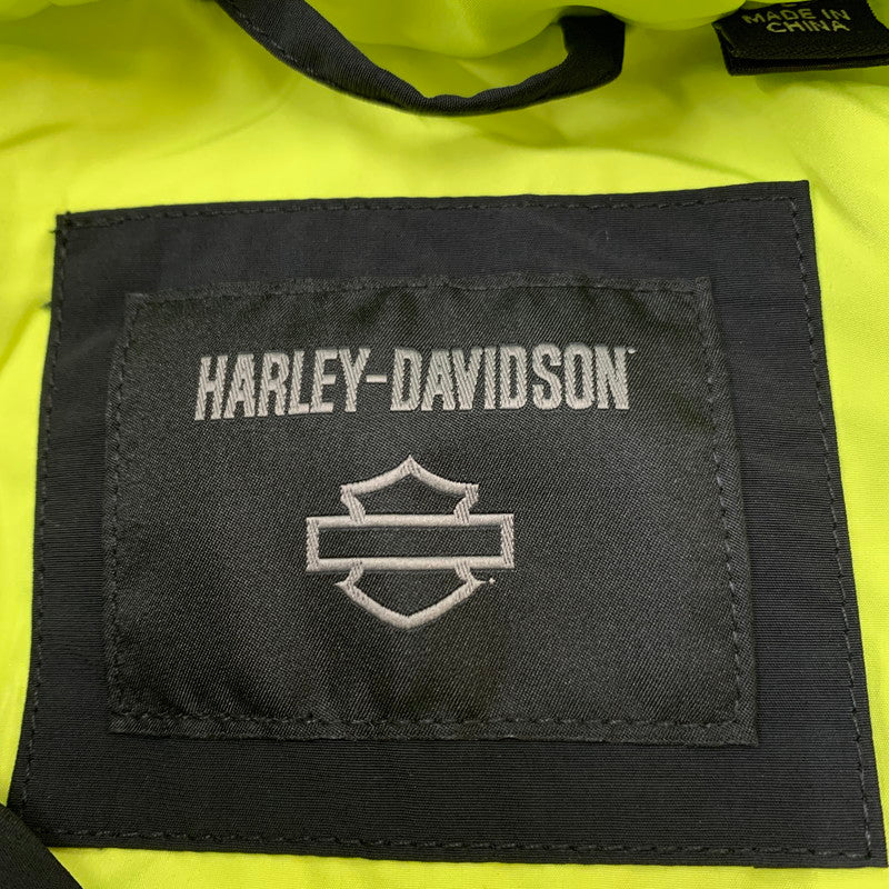 【中古品】【メンズ】 HARLEY DAVIDSON ハーレーダビッドソン BAR & SHIELD HOODED PUFFER 97423-24VM バー ＆ シールド フーデッド パファー アウター 145-260227-ks-11-tei サイズ：L カラー：ブラック 万代Net店