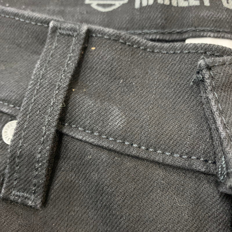【中古品】【メンズ】 HARLEY DAVIDSON ハーレーダビッドソン ORIGINAL STRAIGHT JEAN 96492-22VM オリジナル ストレート ジーン ボトムス デニムパンツ ジーンズ 156-260227-ks-21-tei サイズ：33 カラー：ブラック 万代Net店