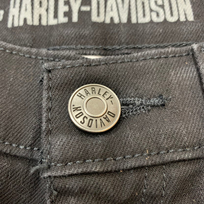 【中古品】【メンズ】 HARLEY DAVIDSON ハーレーダビッドソン ORIGINAL STRAIGHT JEAN 96492-22VM オリジナル ストレート ジーン ボトムス デニムパンツ ジーンズ 156-260227-ks-21-tei サイズ：33 カラー：ブラック 万代Net店