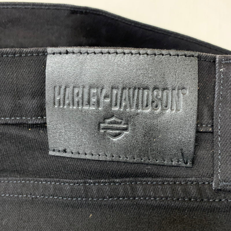 【中古品】【メンズ】 HARLEY DAVIDSON ハーレーダビッドソン ORIGINAL STRAIGHT JEAN 96492-22VM オリジナル ストレート ジーン ボトムス デニムパンツ ジーンズ 156-260227-ks-21-tei サイズ：33 カラー：ブラック 万代Net店