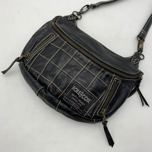 【中古品】【メンズ】 DEGNER デグナー ROLE AND CODE LEATHER BODY BAG ロール アンド コード レザー ボディバッグ カバン ショルダーバッグ 188-260226-ko-08-tei カラー：ブラック 万代Net店