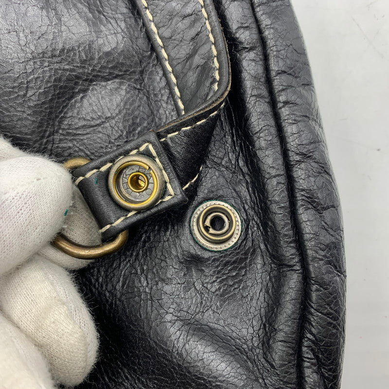 【中古品】【メンズ】 DEGNER デグナー ROLE AND CODE LEATHER BODY BAG ロール アンド コード レザー ボディバッグ カバン ショルダーバッグ 188-260226-ko-08-tei カラー：ブラック 万代Net店