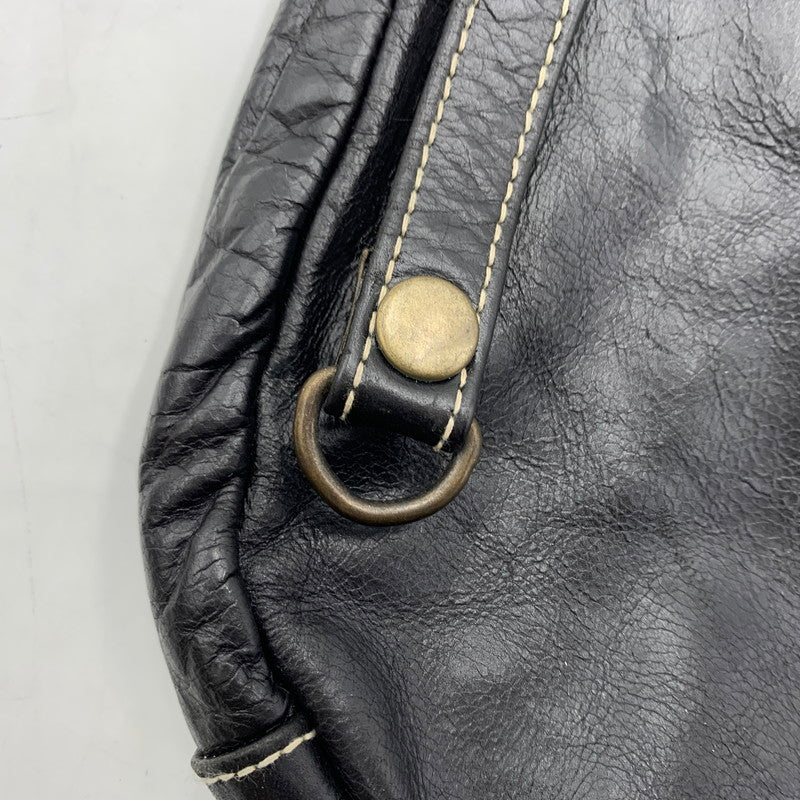 【中古品】【メンズ】 DEGNER デグナー ROLE AND CODE LEATHER BODY BAG ロール アンド コード レザー ボディバッグ カバン ショルダーバッグ 188-260226-ko-08-tei カラー：ブラック 万代Net店