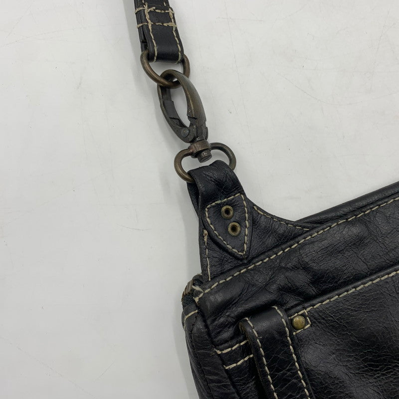 【中古品】【メンズ】 DEGNER デグナー ROLE AND CODE LEATHER BODY BAG ロール アンド コード レザー ボディバッグ カバン ショルダーバッグ 188-260226-ko-08-tei カラー：ブラック 万代Net店