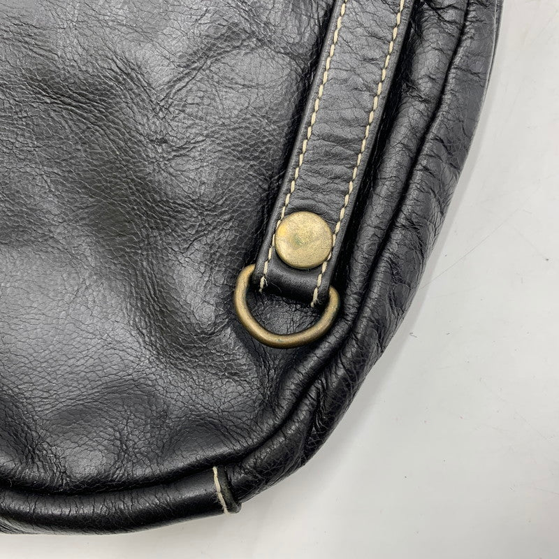 【中古品】【メンズ】 DEGNER デグナー ROLE AND CODE LEATHER BODY BAG ロール アンド コード レザー ボディバッグ カバン ショルダーバッグ 188-260226-ko-08-tei カラー：ブラック 万代Net店