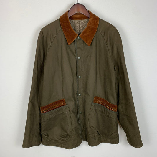 【現状渡し品】【メンズ】 MERCENARY マーセナリー CORDUROYCOLOR HUNTING JACKET コーデュロイカラー ハンティングジャケット ライトアウター 145-260227-ks-07-tei サイズ：3 カラー：カーキ 万代Net店