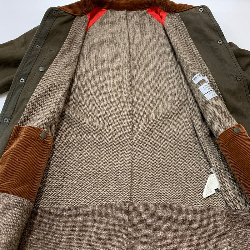 【現状渡し品】【メンズ】 MERCENARY マーセナリー CORDUROYCOLOR HUNTING JACKET コーデュロイカラー ハンティングジャケット ライトアウター 145-260227-ks-07-tei サイズ：3 カラー：カーキ 万代Net店