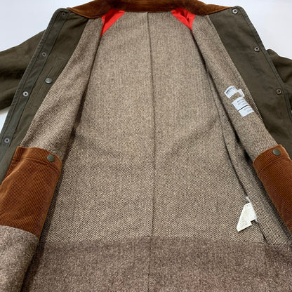 【現状渡し品】【メンズ】 MERCENARY マーセナリー CORDUROYCOLOR HUNTING JACKET コーデュロイカラー ハンティングジャケット ライトアウター 145-260227-ks-07-tei サイズ：3 カラー：カーキ 万代Net店