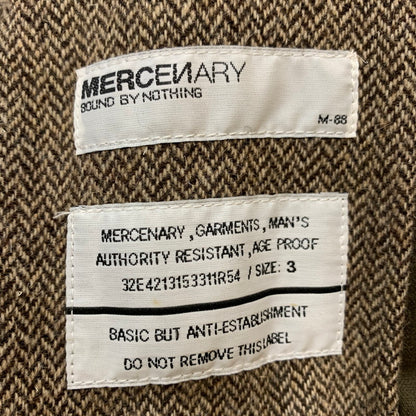 【現状渡し品】【メンズ】 MERCENARY マーセナリー CORDUROYCOLOR HUNTING JACKET コーデュロイカラー ハンティングジャケット ライトアウター 145-260227-ks-07-tei サイズ：3 カラー：カーキ 万代Net店