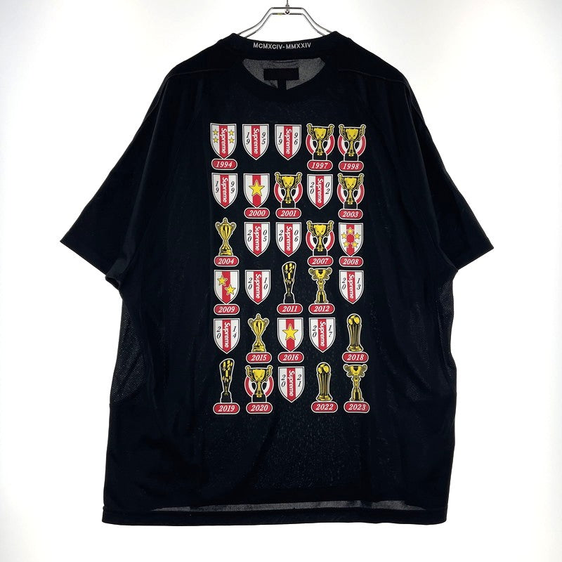 【中古品】【メンズ】 JACQURD SOCCER JERSEY ジャカード サッカー ジャージ 半袖 トップス Tシャツ 149-260225-yo-05-fuzh サイズ：XL カラー：ブラック 万代Net店