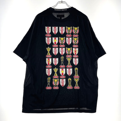【中古品】【メンズ】 JACQURD SOCCER JERSEY ジャカード サッカー ジャージ 半袖 トップス Tシャツ 149-260225-yo-05-fuzh サイズ：XL カラー：ブラック 万代Net店