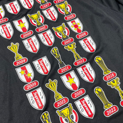 【中古品】【メンズ】 JACQURD SOCCER JERSEY ジャカード サッカー ジャージ 半袖 トップス Tシャツ 149-260225-yo-05-fuzh サイズ：XL カラー：ブラック 万代Net店