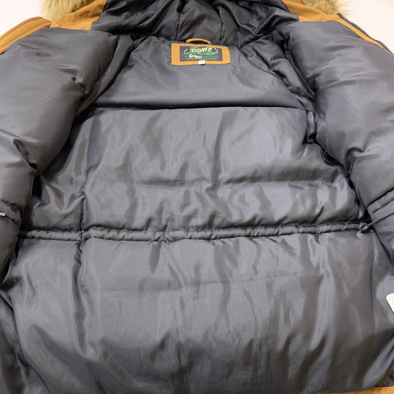 【中古品】【メンズ】 schott ショット SNORKEL DOWN PARKA 3162030 シュノーケル ダウン パーカ アウター ダウンジャケット 145-260227-ks-03-tei サイズ：XL カラー：ブラウン 万代Net店