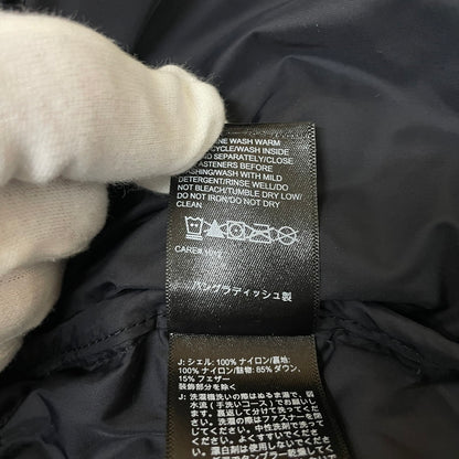 【中古品】【メンズ】 THE NORTH FACE ザ・ノースフェイス NUPTSE JACKET 721221 ヌプシ ジャケット アウター ダウンジャケット 144-260301-ko-04-tei サイズ：XXL カラー：ブラック/イエロー 万代Net店