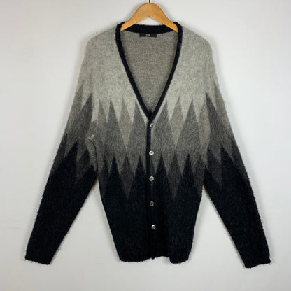 【現状渡し品】【メンズ】 Rags McGREGOR ラグスマックレガー ARGYLL KNIT CARDIGAN 211827101 アーガイル ニット カーディガン 長袖 トップス 147-260227-ks-15-tei サイズ：L カラー：マルチカラー 万代Net店
