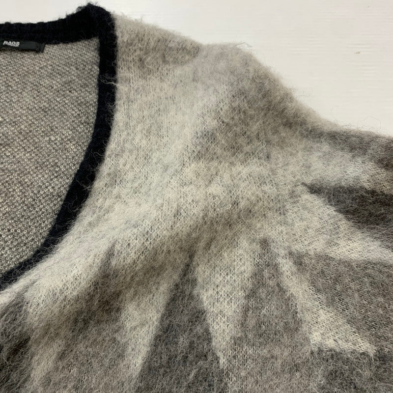 【現状渡し品】【メンズ】 Rags McGREGOR ラグスマックレガー ARGYLL KNIT CARDIGAN 211827101 アーガイル ニット カーディガン 長袖 トップス 147-260227-ks-15-tei サイズ：L カラー：マルチカラー 万代Net店