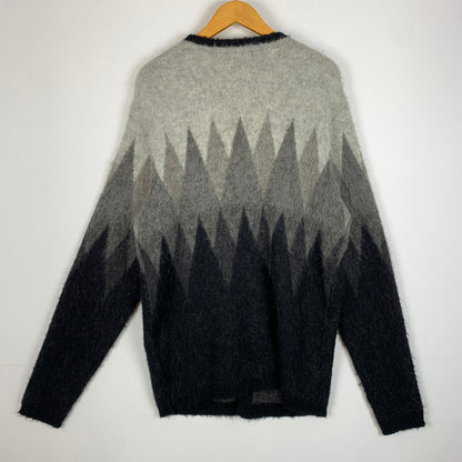 【現状渡し品】【メンズ】 Rags McGREGOR ラグスマックレガー ARGYLL KNIT CARDIGAN 211827101 アーガイル ニット カーディガン 長袖 トップス 147-260227-ks-15-tei サイズ：L カラー：マルチカラー 万代Net店