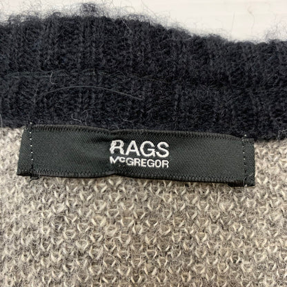 【現状渡し品】【メンズ】 Rags McGREGOR ラグスマックレガー ARGYLL KNIT CARDIGAN 211827101 アーガイル ニット カーディガン 長袖 トップス 147-260227-ks-15-tei サイズ：L カラー：マルチカラー 万代Net店