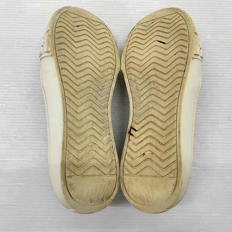 【中古品】【メンズ】 PRADA プラダ SLIPON 2DG113 スリッポン 靴 シューズ スニーカー 183-260302-yo-09-tei サイズ：8 カラー：ブラック 万代Net店