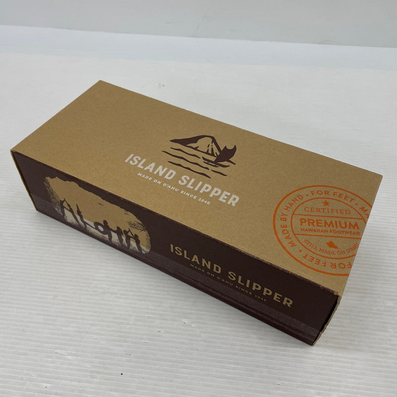 【中古品】【メンズ】 ISLAND SLIPPER アイランドスリッパ SUEDE TONG SANDAL PB203 スエード トング サンダル 靴 シューズ 164-260302-yo-04-tei サイズ：US7 カラー：ブラック 万代Net店