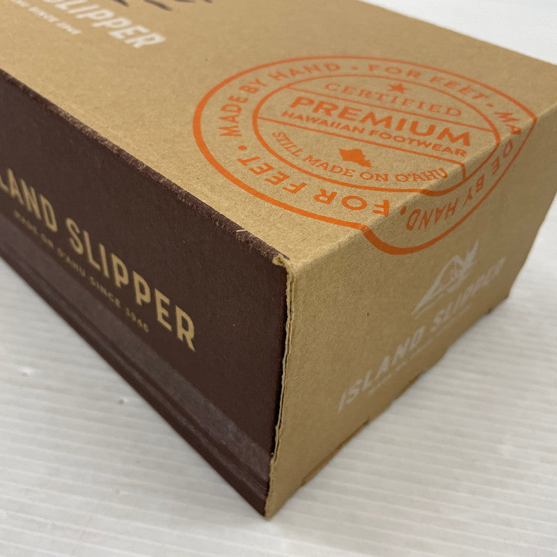 【中古品】【メンズ】 ISLAND SLIPPER アイランドスリッパ SUEDE TONG SANDAL PB203 スエード トング サンダル 靴 シューズ 164-260302-yo-04-tei サイズ：US7 カラー：ブラック 万代Net店