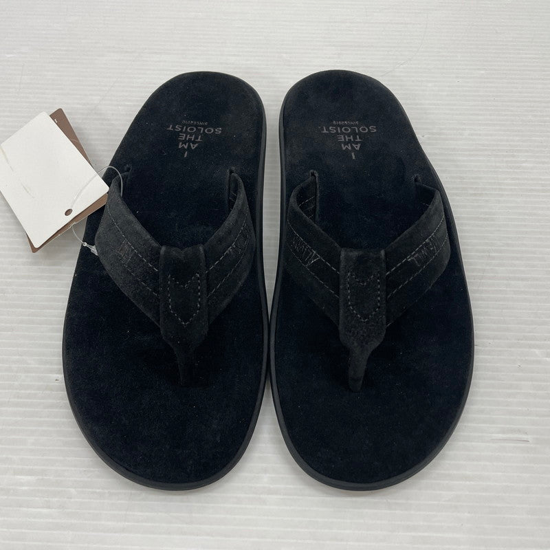 【中古品】【メンズ】 ISLAND SLIPPER アイランドスリッパ SUEDE TONG SANDAL PB203 スエード トング サンダル 靴 シューズ 164-260302-yo-04-tei サイズ：US7 カラー：ブラック 万代Net店