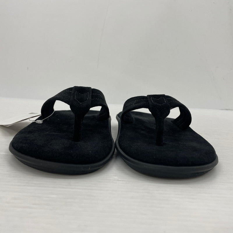 【中古品】【メンズ】 ISLAND SLIPPER アイランドスリッパ SUEDE TONG SANDAL PB203 スエード トング サンダル 靴 シューズ 164-260302-yo-04-tei サイズ：US7 カラー：ブラック 万代Net店