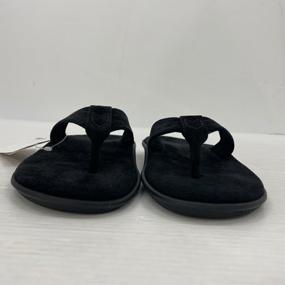 【中古品】【メンズ】 ISLAND SLIPPER アイランドスリッパ SUEDE TONG SANDAL PB203 スエード トング サンダル 靴 シューズ 164-260302-yo-04-tei サイズ：US7 カラー：ブラック 万代Net店