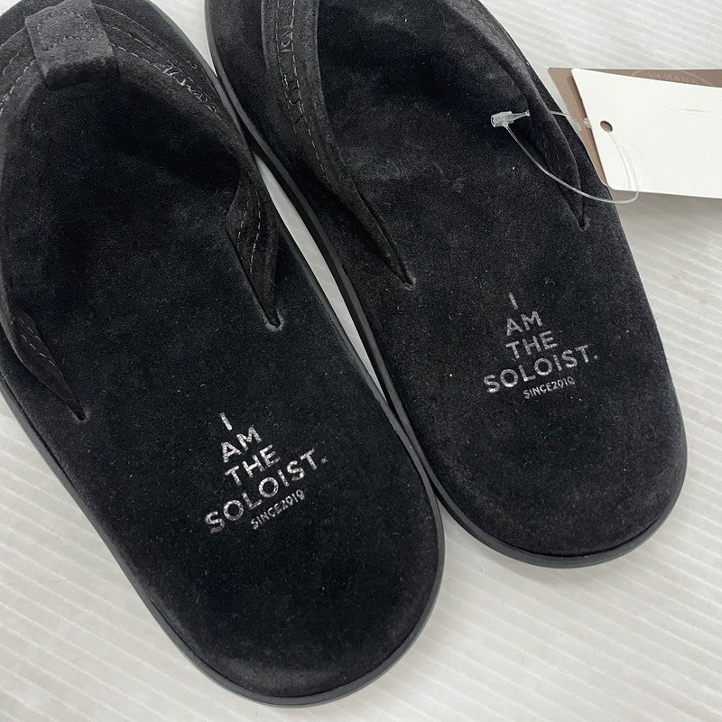 【中古品】【メンズ】 ISLAND SLIPPER アイランドスリッパ SUEDE TONG SANDAL PB203 スエード トング サンダル 靴 シューズ 164-260302-yo-04-tei サイズ：US7 カラー：ブラック 万代Net店