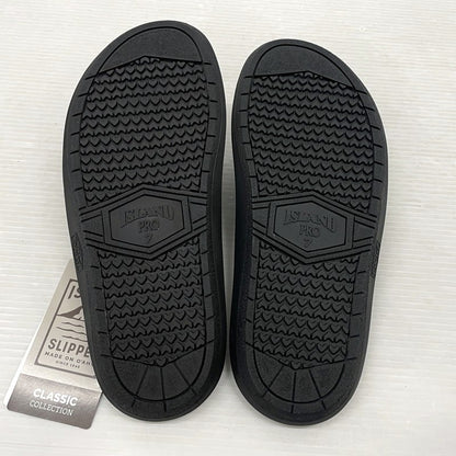 【中古品】【メンズ】 ISLAND SLIPPER アイランドスリッパ SUEDE TONG SANDAL PB203 スエード トング サンダル 靴 シューズ 164-260302-yo-04-tei サイズ：US7 カラー：ブラック 万代Net店