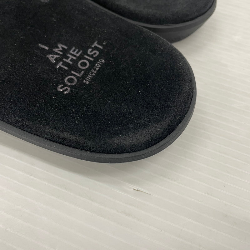 【中古品】【メンズ】 ISLAND SLIPPER アイランドスリッパ SUEDE TONG SANDAL PB203 スエード トング サンダル 靴 シューズ 164-260302-yo-04-tei サイズ：US7 カラー：ブラック 万代Net店