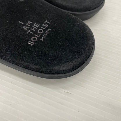 【中古品】【メンズ】 ISLAND SLIPPER アイランドスリッパ SUEDE TONG SANDAL PB203 スエード トング サンダル 靴 シューズ 164-260302-yo-04-tei サイズ：US7 カラー：ブラック 万代Net店