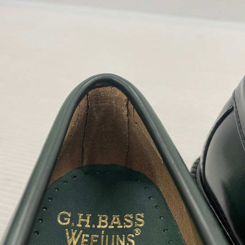 【中古品】【メンズ】 HUF ハフ × G.H.BASS ジーエイチバス 別注 コラボ LARSON PENNY FW90001 ラーソンペニー ローファー 靴 シューズ 164-260302-yo-07-tei サイズ：US7 カラー：ダークグリーン 万代Net店