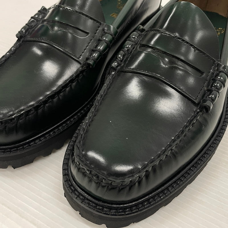 【中古品】【メンズ】 HUF ハフ × G.H.BASS ジーエイチバス 別注 コラボ LARSON PENNY FW90001 ラーソンペニー ローファー 靴 シューズ 164-260302-yo-07-tei サイズ：US7 カラー：ダークグリーン 万代Net店