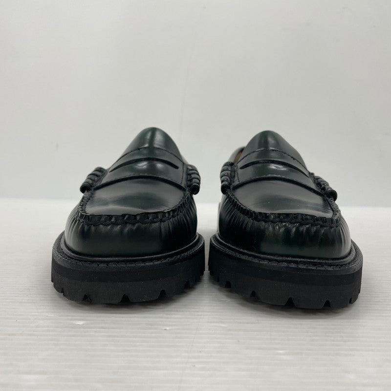 【中古品】【メンズ】 HUF ハフ × G.H.BASS ジーエイチバス 別注 コラボ LARSON PENNY FW90001 ラーソンペニー ローファー 靴 シューズ 164-260302-yo-07-tei サイズ：US7 カラー：ダークグリーン 万代Net店