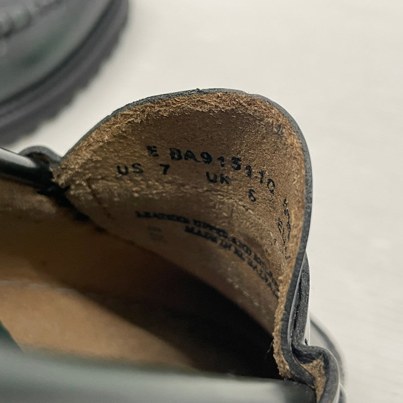 【中古品】【メンズ】 HUF ハフ × G.H.BASS ジーエイチバス 別注 コラボ LARSON PENNY FW90001 ラーソンペニー ローファー 靴 シューズ 164-260302-yo-07-tei サイズ：US7 カラー：ダークグリーン 万代Net店