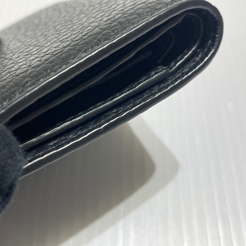 【中古品】【メンズ/レディース】 MAISON MARGIELA メゾン マルジェラ BIFOLD LEATHER WALLET S56UI0140 バイフォールド レザー ウォレット 二つ折り財布 200-260303-yo-08-tei カラー：ブラック 万代Net店