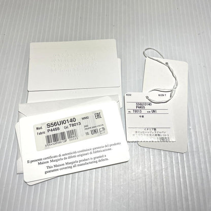 【中古品】【メンズ/レディース】 MAISON MARGIELA メゾン マルジェラ BIFOLD LEATHER WALLET S56UI0140 バイフォールド レザー ウォレット 二つ折り財布 200-260303-yo-08-tei カラー：ブラック 万代Net店