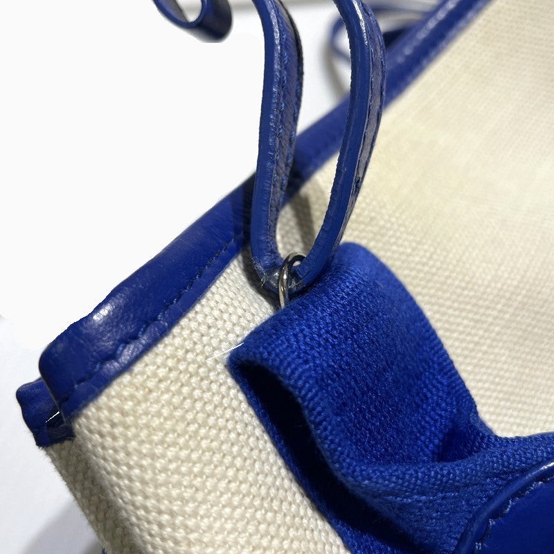 【中古品】【レディース】 BALENCIAGA バレンシアガ 2WAY NAVY CABAS XS SHOULDER BAG 390346 2ウェイ ネイビーカバ XS ショルダーバッグ カバン ハンドバッグ 180-260303-yo-05-tei カラー：ブルー 万代Net店