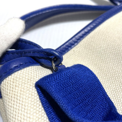 【中古品】【レディース】 BALENCIAGA バレンシアガ 2WAY NAVY CABAS XS SHOULDER BAG 390346 2ウェイ ネイビーカバ XS ショルダーバッグ カバン ハンドバッグ 180-260303-yo-05-tei カラー：ブルー 万代Net店