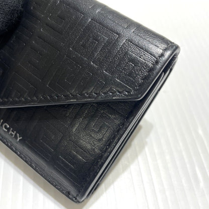 【中古品】【メンズ/レディース】 GIVENCHY ジバンシィ G-CUT COMPACT WALLET BB60K6B1J4 Gカット コンパクト ウォレット ミニ財布 181-260303-yo-07-tei カラー：ブラック 万代Net店