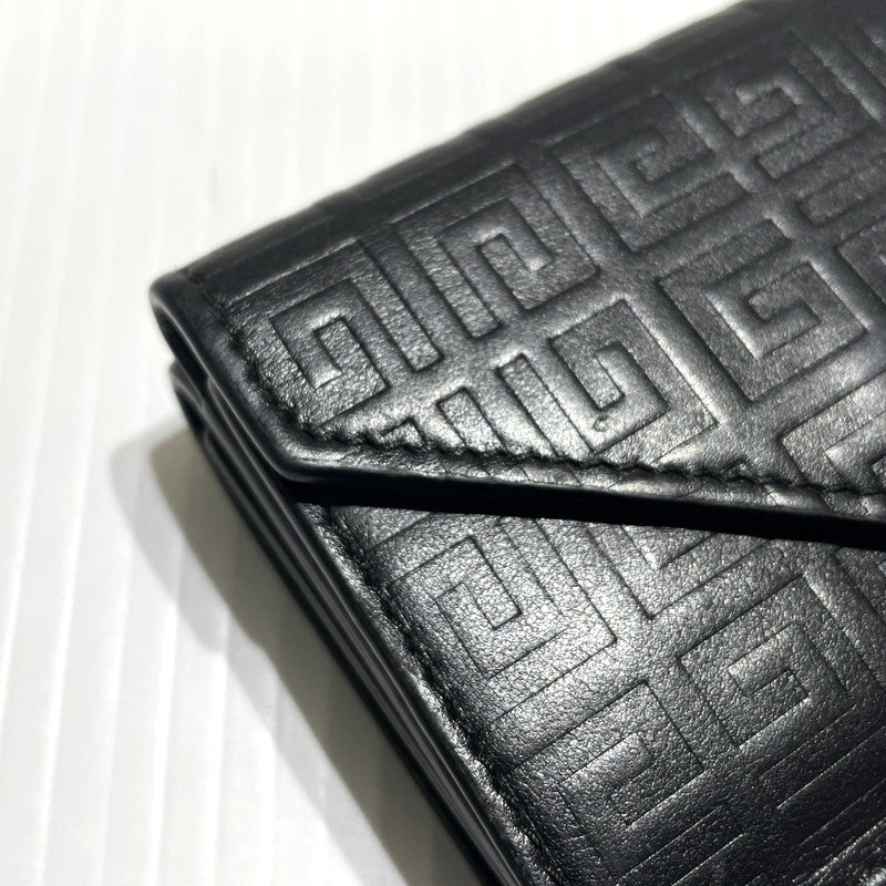 【中古品】【メンズ/レディース】 GIVENCHY ジバンシィ G-CUT COMPACT WALLET BB60K6B1J4 Gカット コンパクト ウォレット ミニ財布 181-260303-yo-07-tei カラー：ブラック 万代Net店