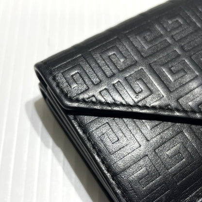 【中古品】【メンズ/レディース】 GIVENCHY ジバンシィ G-CUT COMPACT WALLET BB60K6B1J4 Gカット コンパクト ウォレット ミニ財布 181-260303-yo-07-tei カラー：ブラック 万代Net店