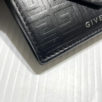 【中古品】【メンズ/レディース】 GIVENCHY ジバンシィ G-CUT COMPACT WALLET BB60K6B1J4 Gカット コンパクト ウォレット ミニ財布 181-260303-yo-07-tei カラー：ブラック 万代Net店