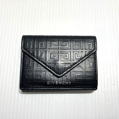 【中古品】【メンズ/レディース】 GIVENCHY ジバンシィ G-CUT COMPACT WALLET BB60K6B1J4 Gカット コンパクト ウォレット ミニ財布 181-260303-yo-07-tei カラー：ブラック 万代Net店