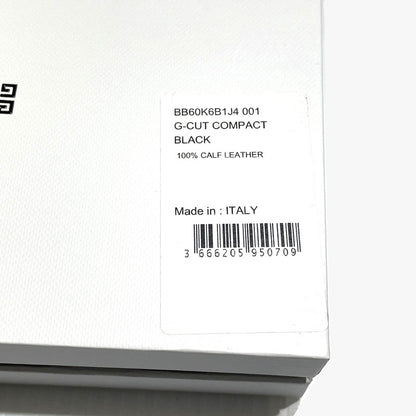 【中古品】【メンズ/レディース】 GIVENCHY ジバンシィ G-CUT COMPACT WALLET BB60K6B1J4 Gカット コンパクト ウォレット ミニ財布 181-260303-yo-07-tei カラー：ブラック 万代Net店