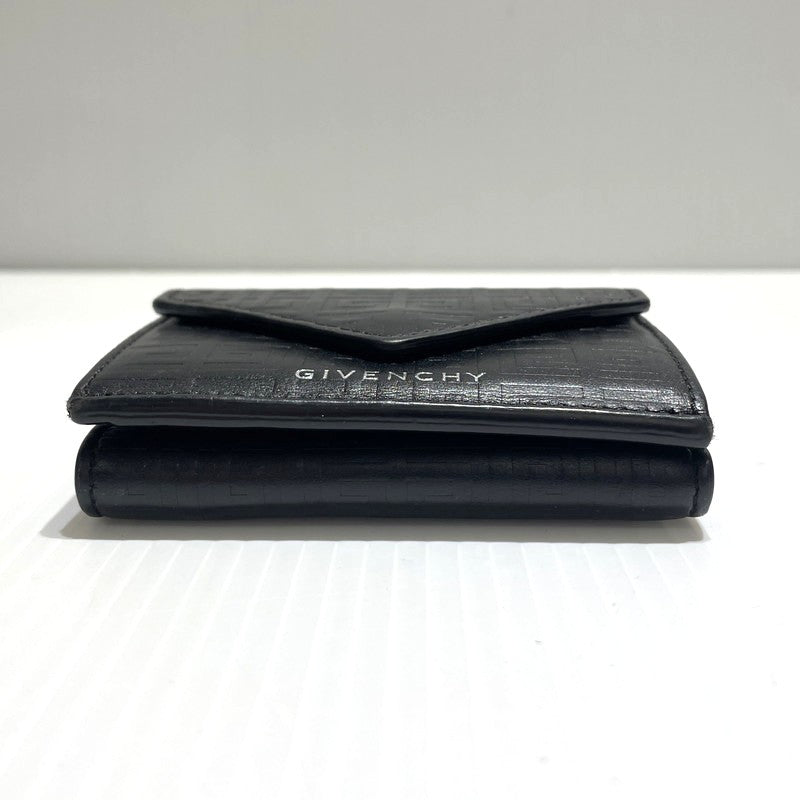 【中古品】【メンズ/レディース】 GIVENCHY ジバンシィ G-CUT COMPACT WALLET BB60K6B1J4 Gカット コンパクト ウォレット ミニ財布 181-260303-yo-07-tei カラー：ブラック 万代Net店