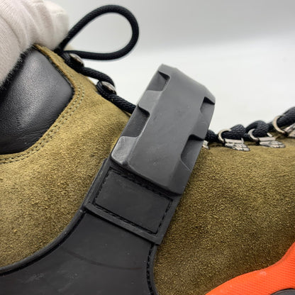 【中古品】【メンズ】 MONCLER モンクレール THE BUBBLE BOOTS バブルブーツ 靴 スエード 164-260228-ko-15-tei サイズ：41 カラー：カーキ 万代Net店